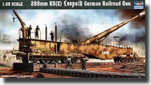 TRUMPETER 00207 LEOPOLD 280 MM RAILROAD