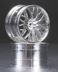 HPI 3717 MESH WHEEL 26MM CHROME 3MM OFFSET