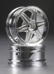 HPI 3802 12 SPOKE CORSA WHEEL CHROME 26MM ( 3MM OFFSET )