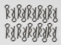 HPI 75106 BODY CLIP ( 6MM BLACK 20PCS )