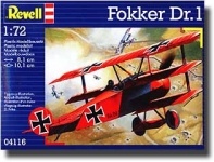 REVELL 04116 1:72 FOKKER DR 1 AIRCRAFT