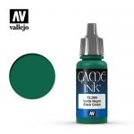 VALLEJO 72090 GAME INK BLACK GREEN 17ML