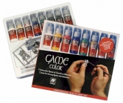 VALLEJO 72108 GAME COLOR SET 8 X 17ML & 2 PINCEL