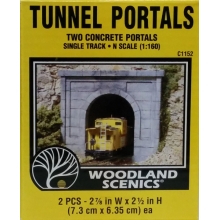 WOODLAND 1152 CONCRETE SINGLE PORTALS ( 2 ) KIT N