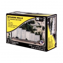 WOODLAND 1158 CONCRETE RETAINING WALLS ( 6 ) KIT N