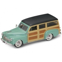 ROAD 94251 1:43 FORD WOODY 1948 BLACK OR BURGUNDY OR TURQUOISE