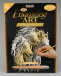 ROYAL GOLF20 GOLD FOIL ART HORSES