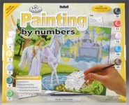 ROYAL PJL20 JUNIOR PAINT BY NUMBER FAIRY CASTLE 15X11-1:4