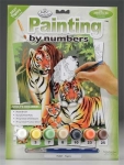 ROYAL PJS27 JUNIOR PAINT BY NUMBER TIGERS 8-3/4X11-3/4