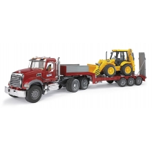 BRUDER 02813 MACK GRANITE FLATBED TRUCK